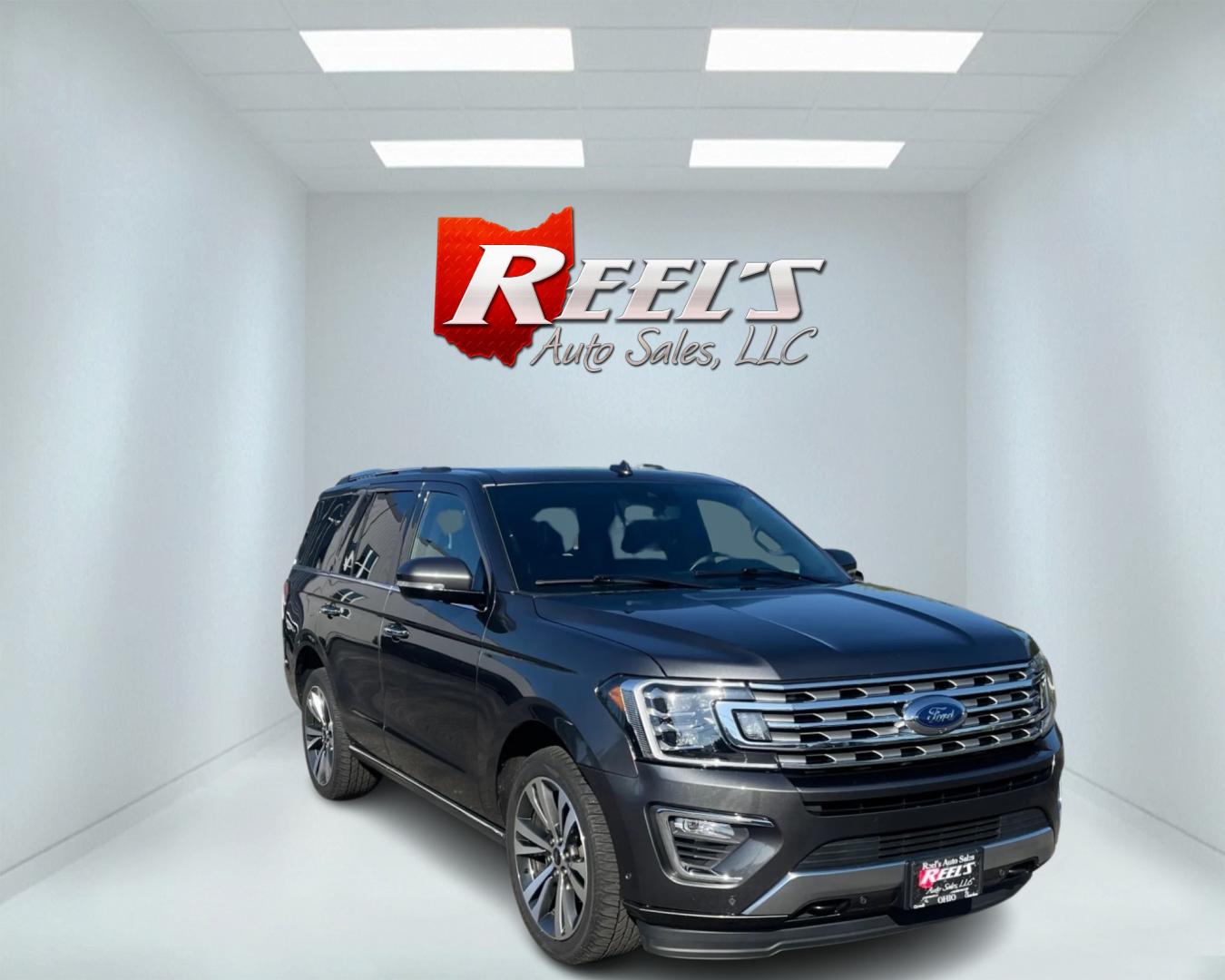 2021 Gray /Black Ford Expedition Limited 302A 4WD (1FMJU2AT0ME) with an 3.5L V6 DOHC 24V TWIN TURBO engine, 10 Speed Auto transmission, located at 11115 Chardon Rd. , Chardon, OH, 44024, (440) 214-9705, 41.580246, -81.241943 - This 2021 Ford Expedition Limited 4WD comes equipped with a powerful 3.5-liter EcoBoost engine and a 10-speed automatic transmission, designed to deliver a smooth and efficient driving experience. This model features full LED headlights, adaptive cruise control for enhanced safety and convenience, - Photo#2